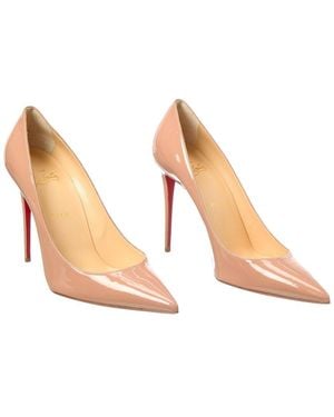 Christian Louboutin Kate 100 Patent Pump (authentic Pre-loved) - White