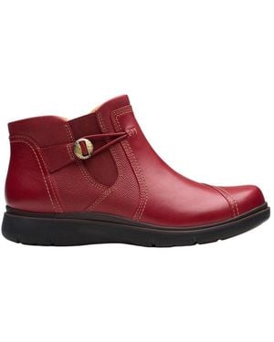 Clarks Red Leather Boot