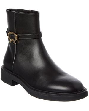 Gianvito Rossi 20 Leather Boot - Black