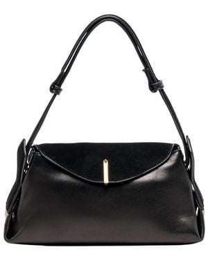 Dolce Vita Devyn Leather Shoulder Bag - Black