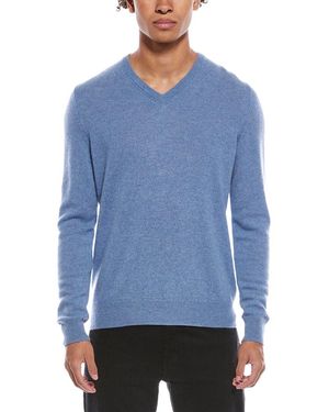 Phenix Cashmere V-Neck Jumper - Blue