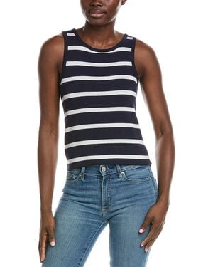 Z Supply Luxe Stripe Tank - Blue