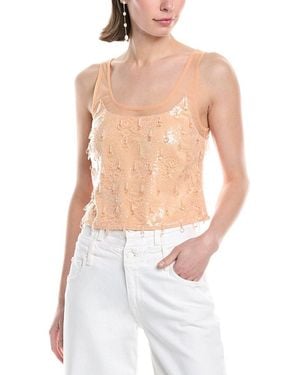 Jonathan Simkhai Callaway Cropped Tank - White