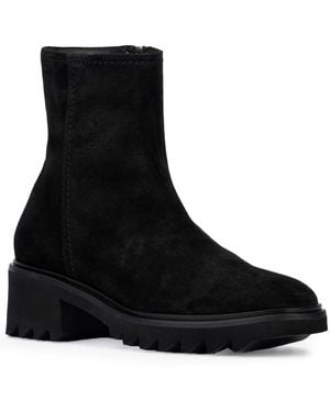 Aquatalia Saundra Weatherproof Suede Boot - Black