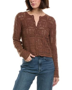 FRAME Frame The Crochet Cardigan - Blue