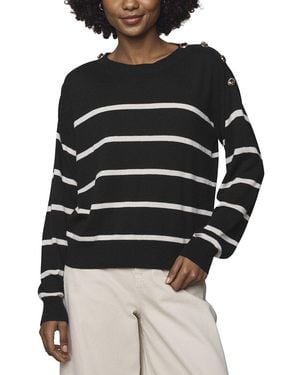 Splendid Stephanie Stripe Jumper - Black