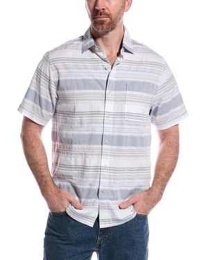 Tommy Bahama Sand Beach Stripe Shirt - White