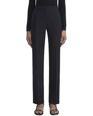 Lafayette 148 New York Barrow Wool & Silk Pant - Black