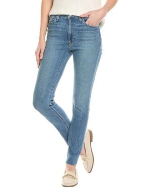 Hudson Jeans Barbara High-Rise Bravo Super Skinny Ankle Jean - Blue