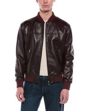 Isaia Leather Jacket - Brown