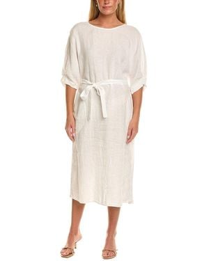 Velvet By Graham & Spencer Carmen 3/4 Sleeve Midi Dress - Natural