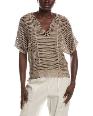 XCVI Center Top - Brown