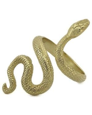 Ebru Jewelry Protection & Luck Wrap Adjustable Ring - Metallic