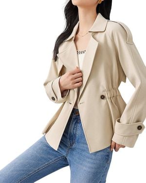 OUNIXUE Windbreaker - Natural