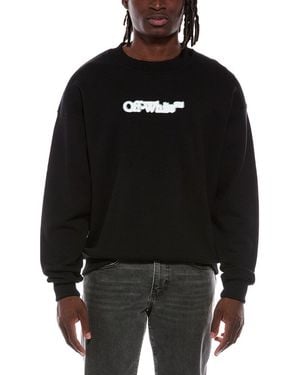 Off-White c/o Virgil Abloh Off- Crewneck Sweatshirt - Black