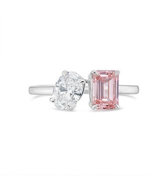 Diana M. Jewels 14K 1.69 Ct. Tw. Lab-Grown Diamond Ring - Pink