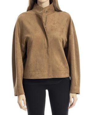 Max Studio Bomber Jacket - Natural