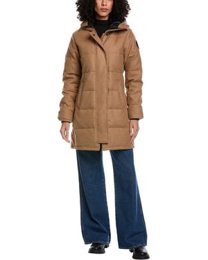 Canada Goose Shelburne Allura Luxe Wool-Blend Parka - Natural