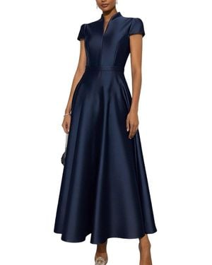 TAZGA Midi Dress - Blue