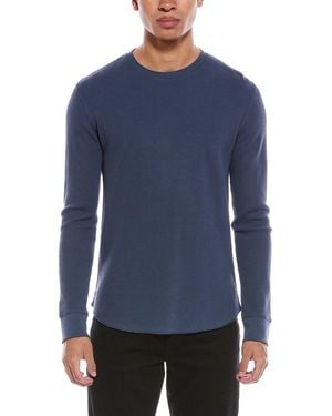Vince Thermal Crewneck Shirt - Blue