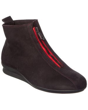 Arche Nasloo Leather Bootie - Purple