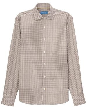 Robert Talbott Reynolds Ultra Light Weight Brushed Shirt - Brown