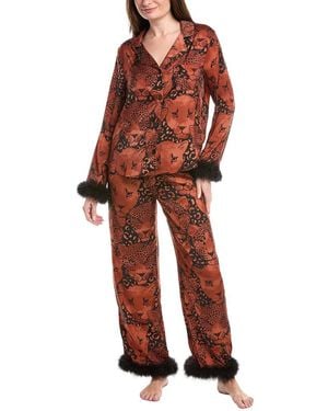 Room Service Pjs 2Pc Ariana Pyjama Set - Red