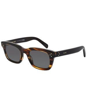 Celine Bold 3 Dots 51Mm Sunglasses - Black