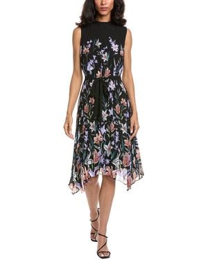 Tahari Petite Midi Dress - Black
