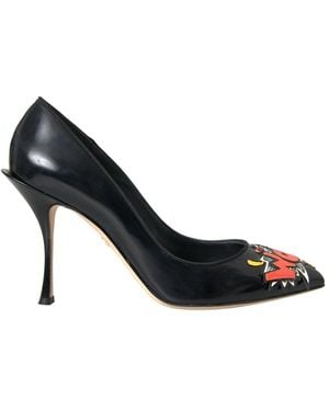 Dolce & Gabbana Leather Sandal - Black