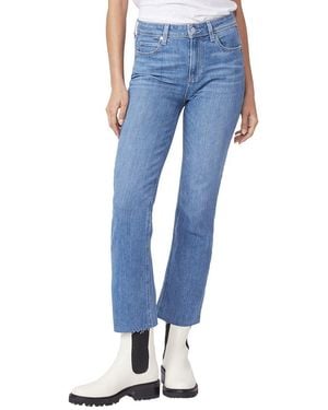 PAIGE Vintage Colette Raw Hem Jean - Blue