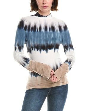 XCVI Ainsley Turtleneck Top - Grey