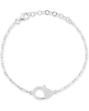 Chloe and Madison Cz Bracelet - White