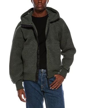 Canada Goose Chilliwack Wool-Blend Fleece Bomber Jacket - Black