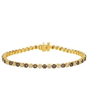 Le Vian Honey & Chocolate 14K 2.37 Ct. Tw. Diamond Tennis Bracelet - Metallic