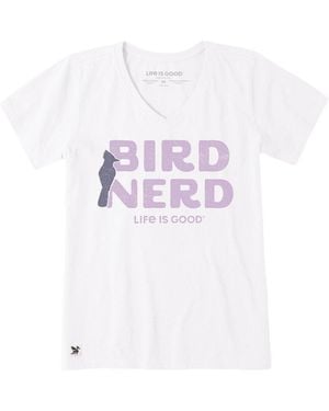 Life Is Good. Crusher T-Shirt - White