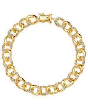 Crislu 18K Over Cz Bracelet - Metallic