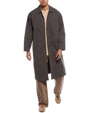 Fear Of God Long Coat - Grey