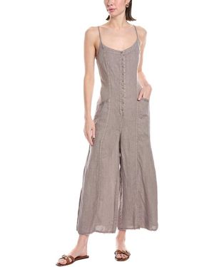 XCVI Calistina Linen Jumpsuit - Brown