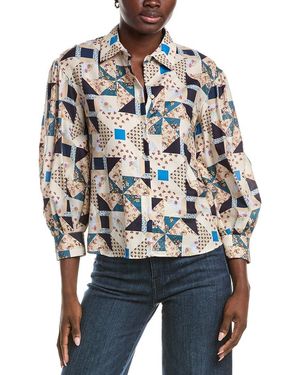 Max Mara Weekend Mescal Print Blouse - Blue