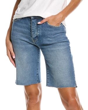 10.11 STUDIOS Begur Biker Short - Blue