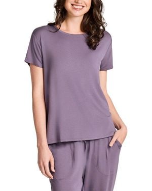 Life Is Good. Lightweight Sleep T-Shirt - Purple