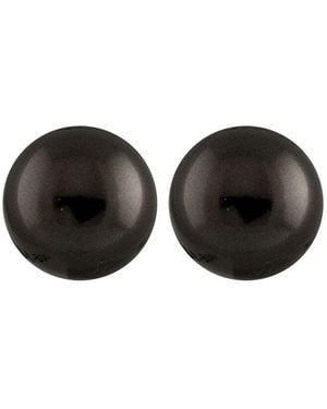 Splendid 12-13Mm Pearl Earrings - Black