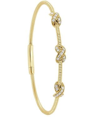Sabrina Designs 14K 0.33 Ct. Tw. Diamond Stackable Bangle - Metallic