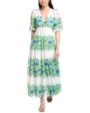 Taylor Chiffon Maxi Dress - Green