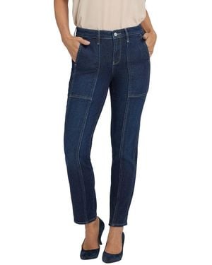 NYDJ Petite Margot Midnight Breeze Girlfriend Jean - Blue