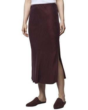 Splendid Serena Satin Skirt - Purple