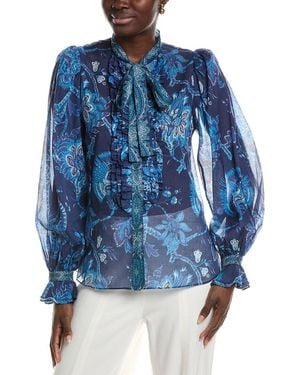 Kobi Halperin Kourt Printed Blouse - Blue