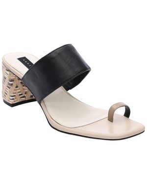 Sanctuary Bold Leather Sandal - Black