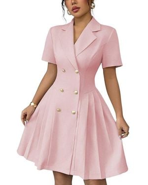 Vincent Shirtdress - Pink